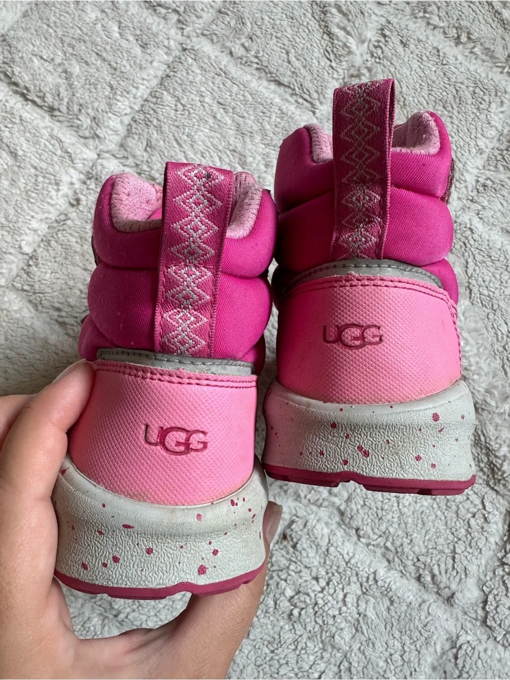 Ugg | Pink Dannie Weather Proof Waterproof Boots | Size 8